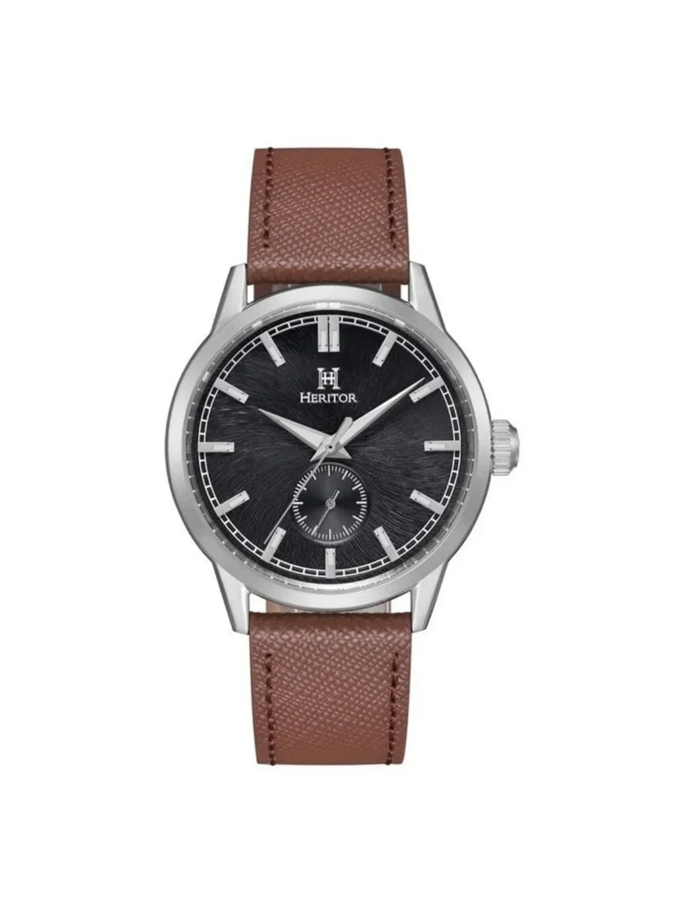 NWT Heritor Argento Automatic Black Dial Men's Watch